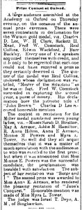 Annie Hilton Chenango Semi Weekly Telegraph Sat 8 March 1884