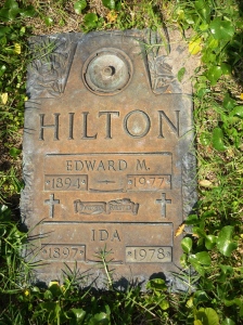Edward Martin Hilton headstone