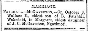 Margaret McGaveston marriage