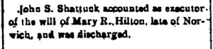 Mary R Hilton Chenango Semi Weekly Telegraph 20 May 1903