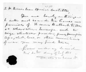 Thomas Halbert Search Notice Feb 1851