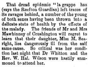 Mawhinney and Searight - Grey River Argus, Volume XXXIX, Issue 6941, 18 December 1890, Page 2